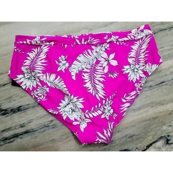 California Waves Plus Tropical High Waisted Bikini 20/22 - Picture 7 of 9